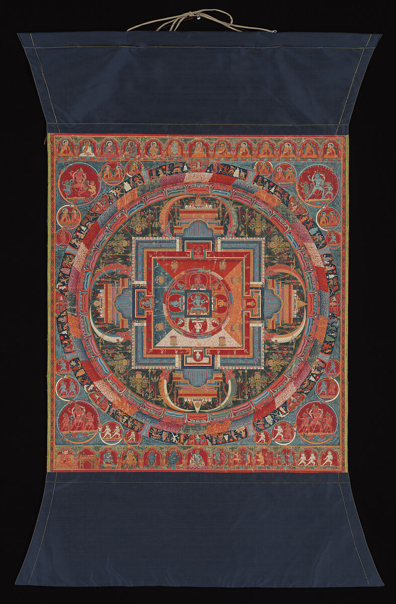 Mandala of Jnanadakini, Distemper on cloth, Tibet