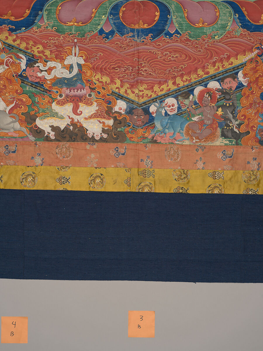 Yamantaka, Destroyer of the God of Death, Distemper on cloth, Tibet