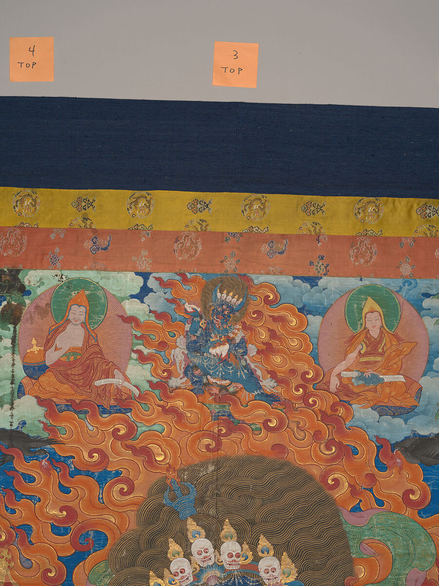 Yamantaka, Destroyer of the God of Death, Distemper on cloth, Tibet