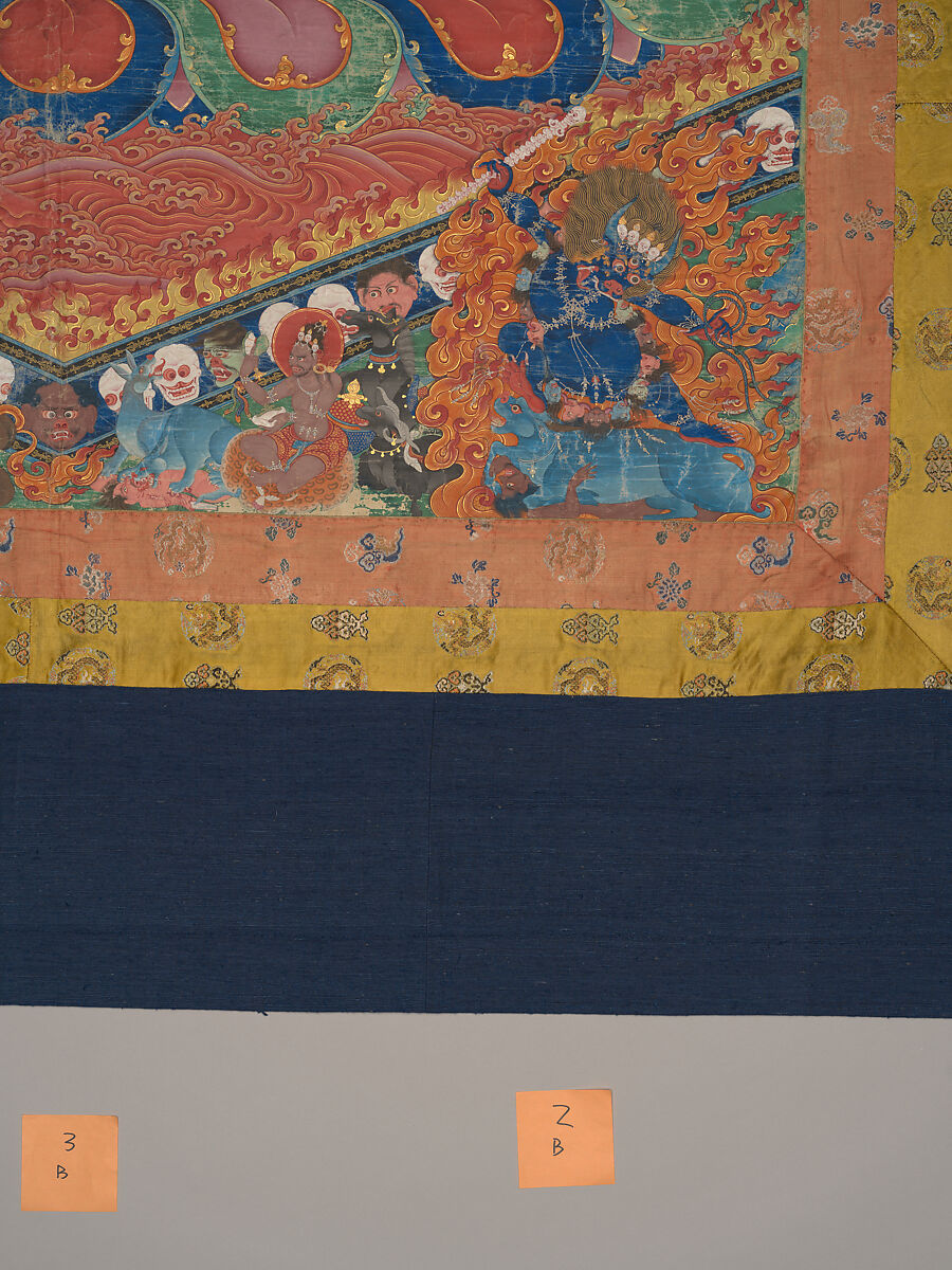 Yamantaka, Destroyer of the God of Death, Distemper on cloth, Tibet