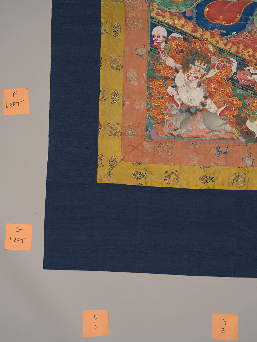 Yamantaka, Destroyer of the God of Death, Distemper on cloth, Tibet