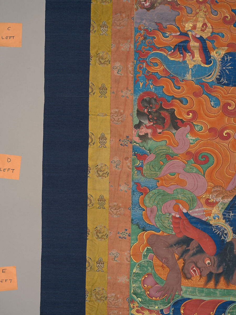Yamantaka, Destroyer of the God of Death, Distemper on cloth, Tibet