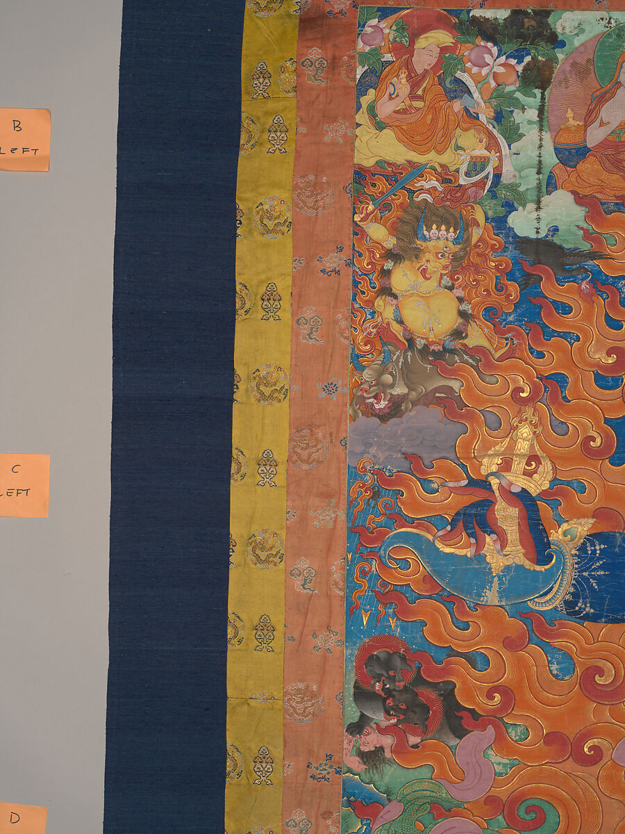 Yamantaka, Destroyer of the God of Death, Distemper on cloth, Tibet