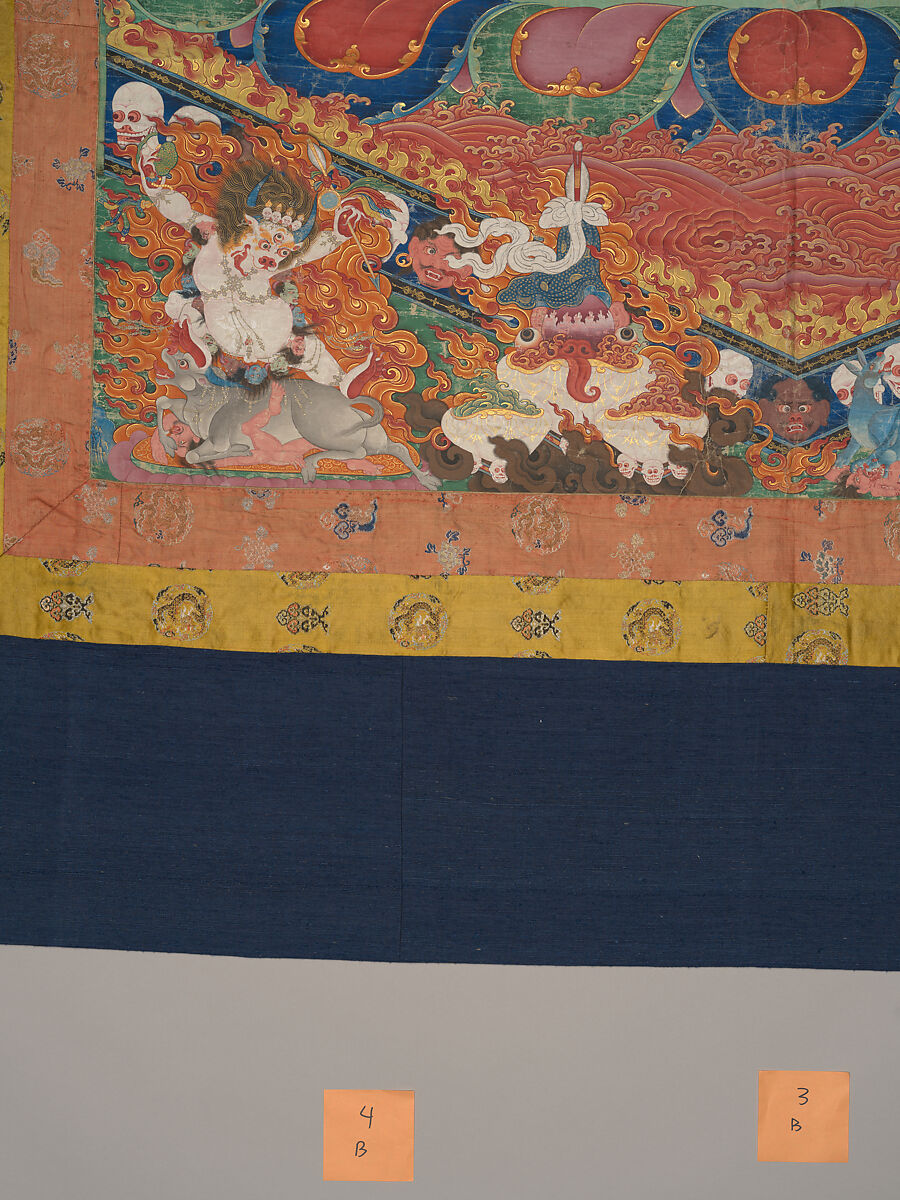 Yamantaka, Destroyer of the God of Death, Distemper on cloth, Tibet