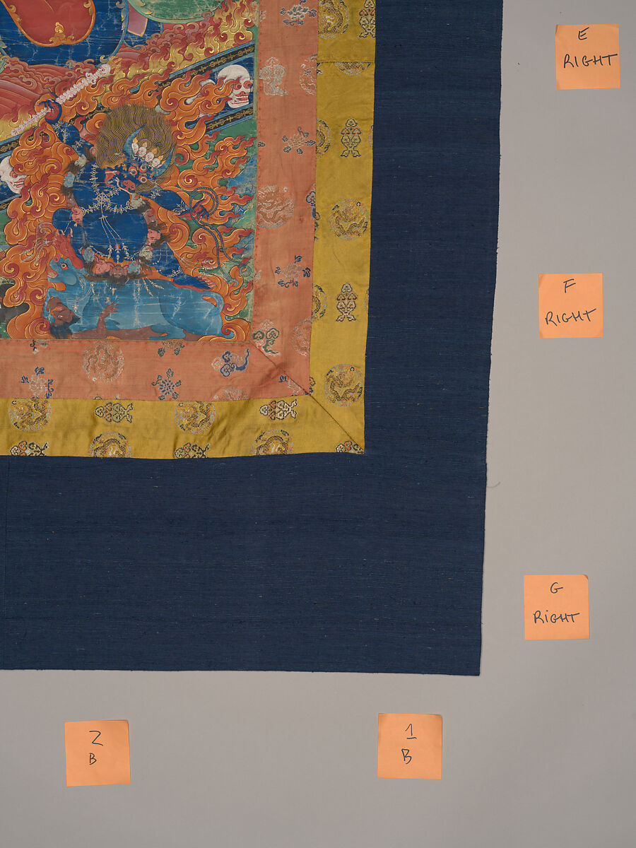 Yamantaka, Destroyer of the God of Death, Distemper on cloth, Tibet