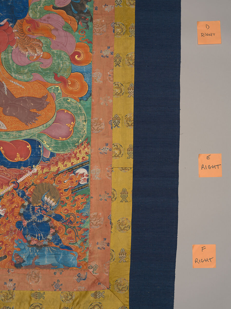 Yamantaka, Destroyer of the God of Death, Distemper on cloth, Tibet
