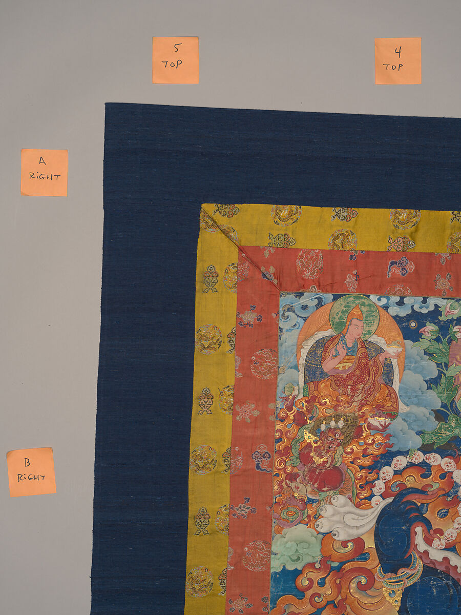 The Wrathful Protector Mahakala, Tantric Protective Form of Avalokiteshvara, Distemper on cloth, Tibet