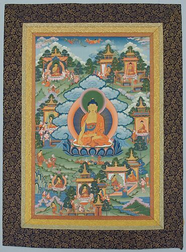 Thangka with Buddha