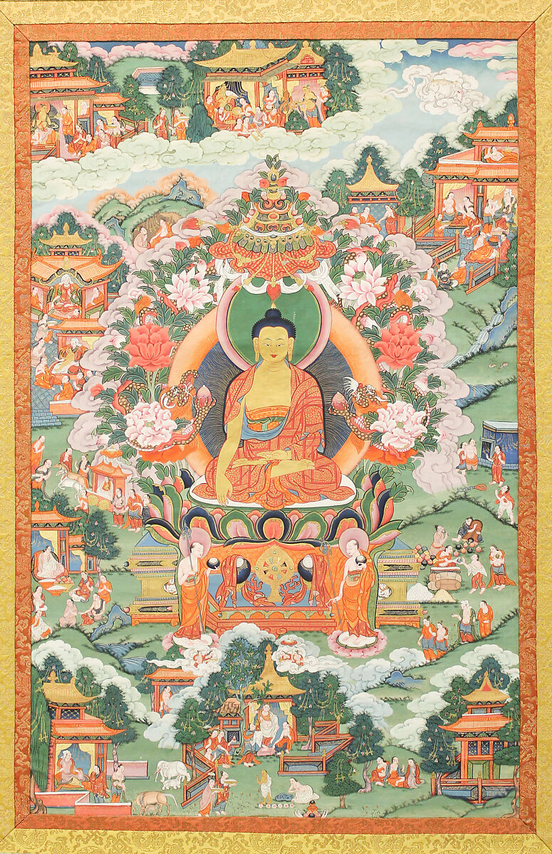 Thanka with Buddha | Tibet | The Metropolitan Museum of Art