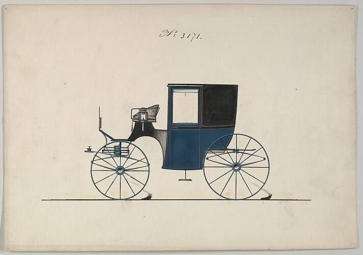 Design for Brougham, no. 3171