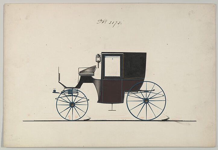 Design for Brougham, no. 3173