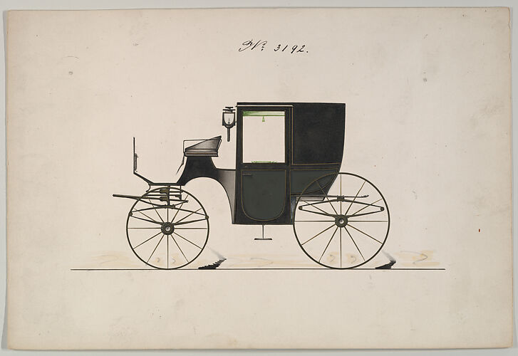 Design for Brougham, no. 3192