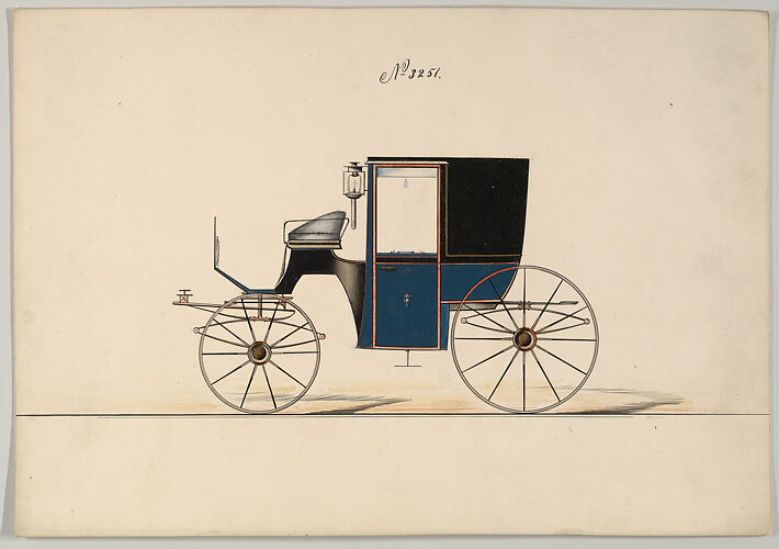 Design for Brougham, no. 3251