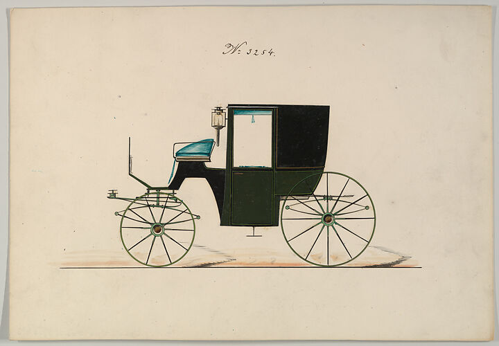 Design for Brougham, no. 3254