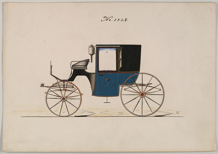 Design for Brougham, no. 3348