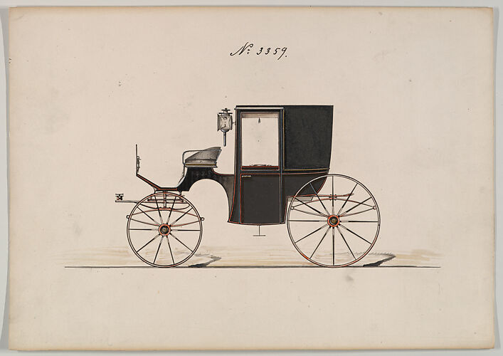 Design for Brougham, no. 3359