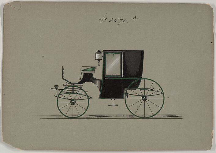 Design for Brougham, no. 3470a