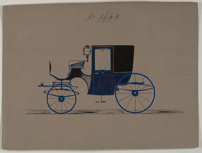 Design for Brougham, no. 3663