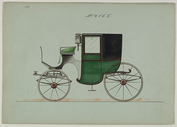 Design for Brougham, no. 4055