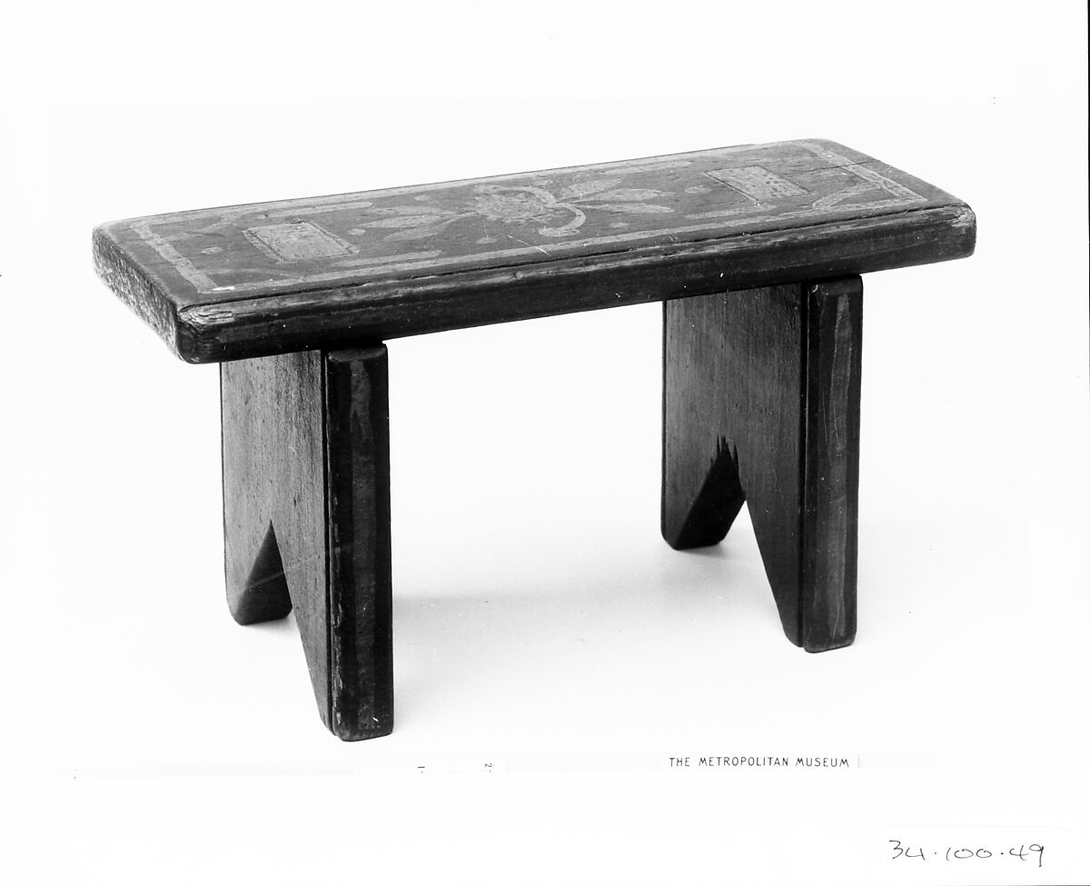 Footstool, Pine, American 