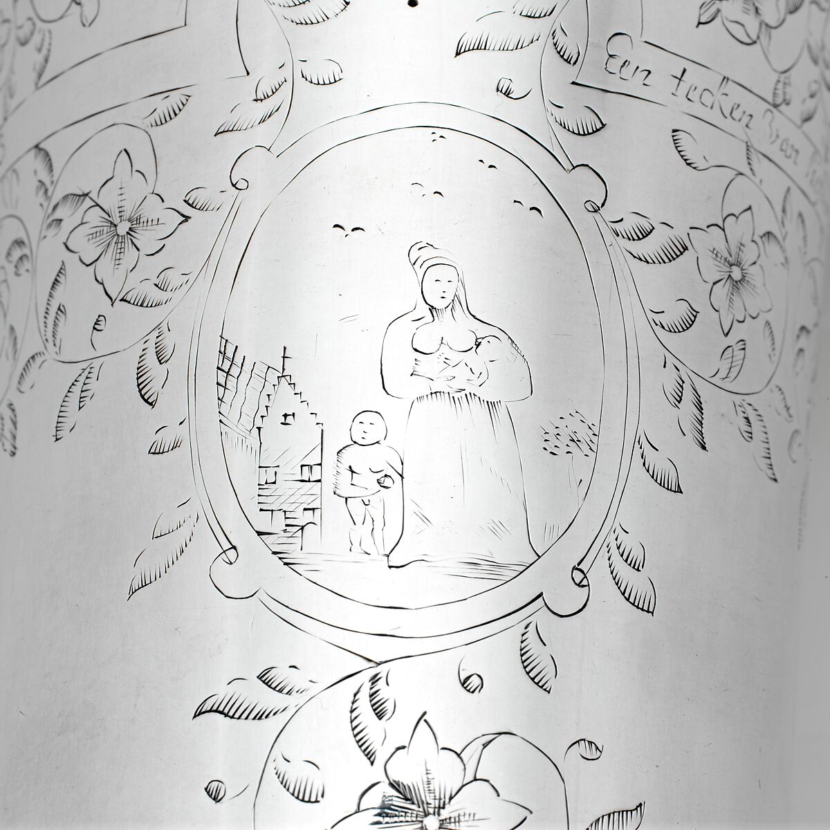 Beaker, Jurian Blanck Jr. (baptized 1645–ca. 1714/15), Silver, American