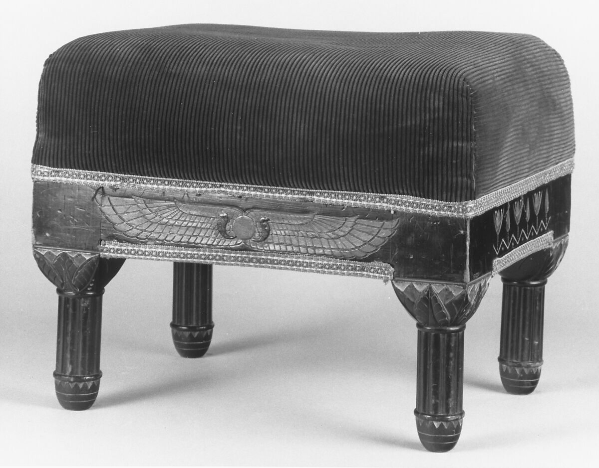 Footstool, Maple, American