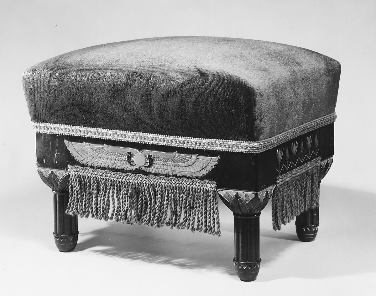Footstool, Maple, American