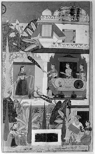 Kakubha Ragini:  Page from a Dispersed Ragamala Series (Garland of Musical Modes)