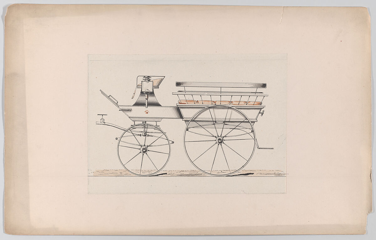 Brewster & Co. | Design for Wagonette (unnumbered) | The Metropolitan ...