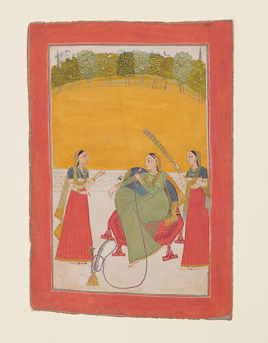 Lady on a Terrace