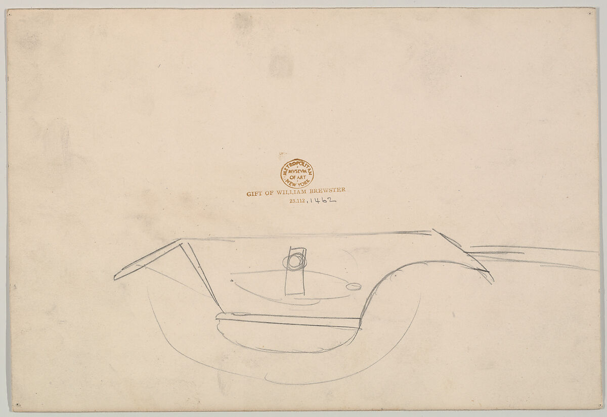 Eight Spring Victoria #765, Brewster &amp; Co. (American, New York), Pen and black ink, watercolor and gouache with gum arabic