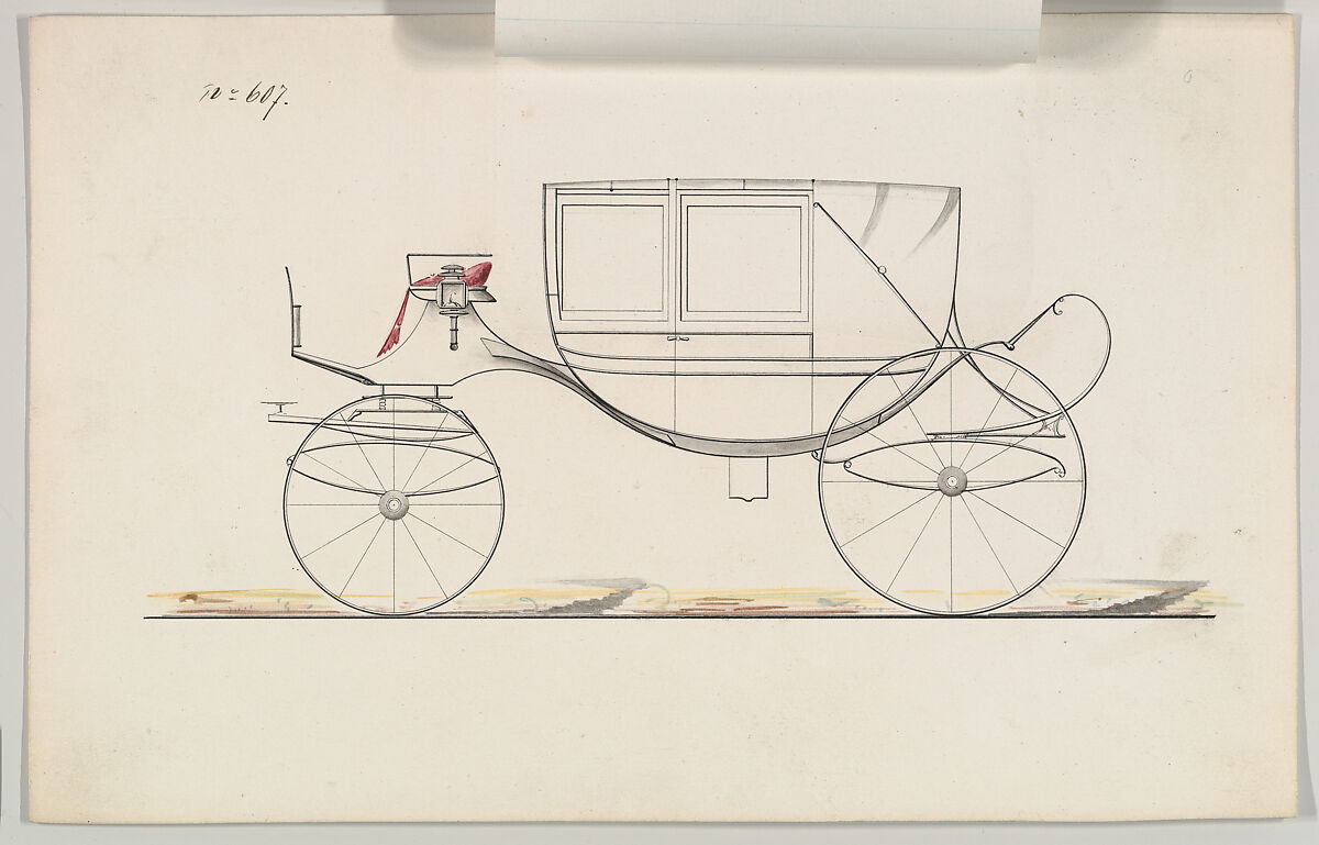 Landau #607, Brewster &amp; Co. (American, New York), Watercolor and ink