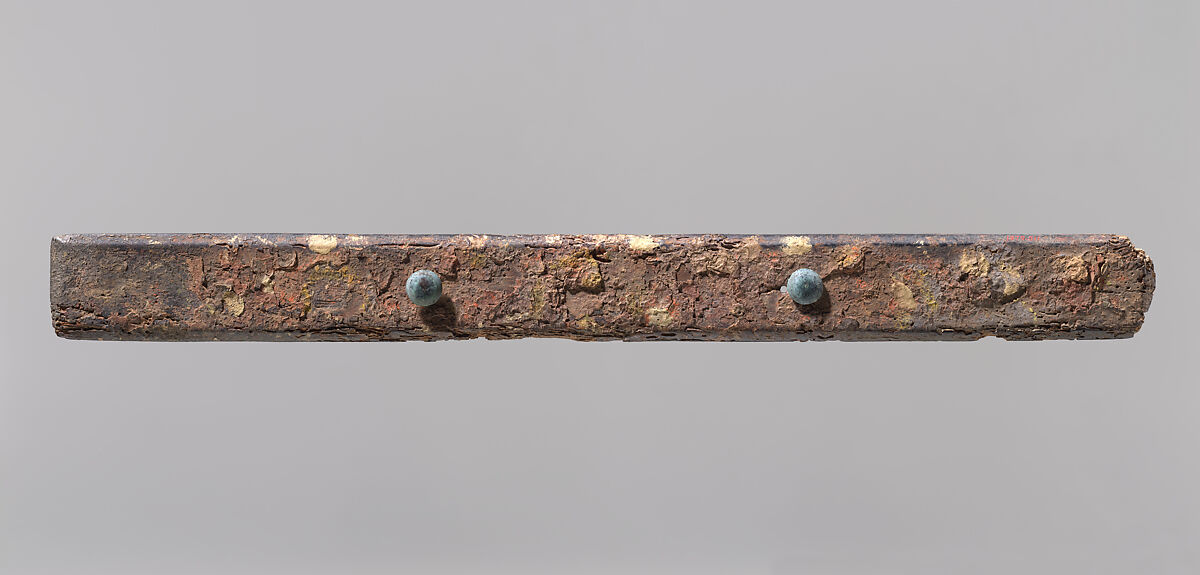 Cover for an Ashtasahasrika Prajnaparamita Sutra, Ink and color on wood, with metal insets, Nepal, Kathmandu Valley