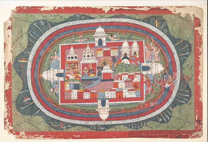Page from a Dispersed Bhagavata Purana Manuscript (Life of Krishna)