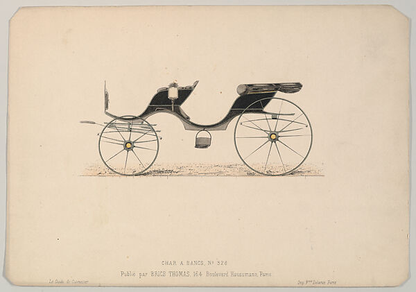 Design for Char a Banc, no. 326, from Le Guide du Carossier