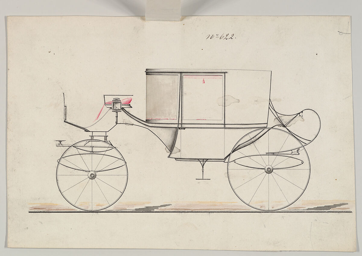 Clarence #622, Brewster &amp; Co. (American, New York), Watercolor and ink