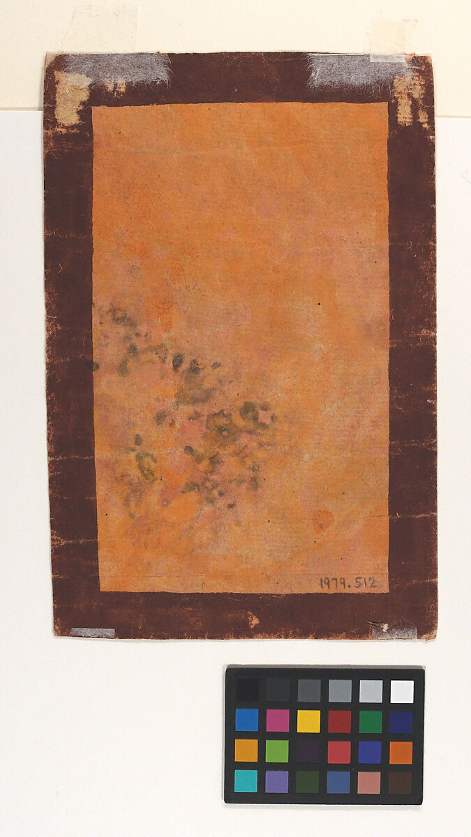 Krishna and Radha Conversing:  Page from a Dispersed Gita Govinda (Loves of Krishna), Ink and opaque watercolor on paper, India (Orissa)