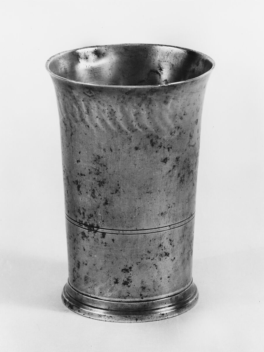 Beaker, Thomas Danforth Boardman (1784–1873) or, Pewter, American 