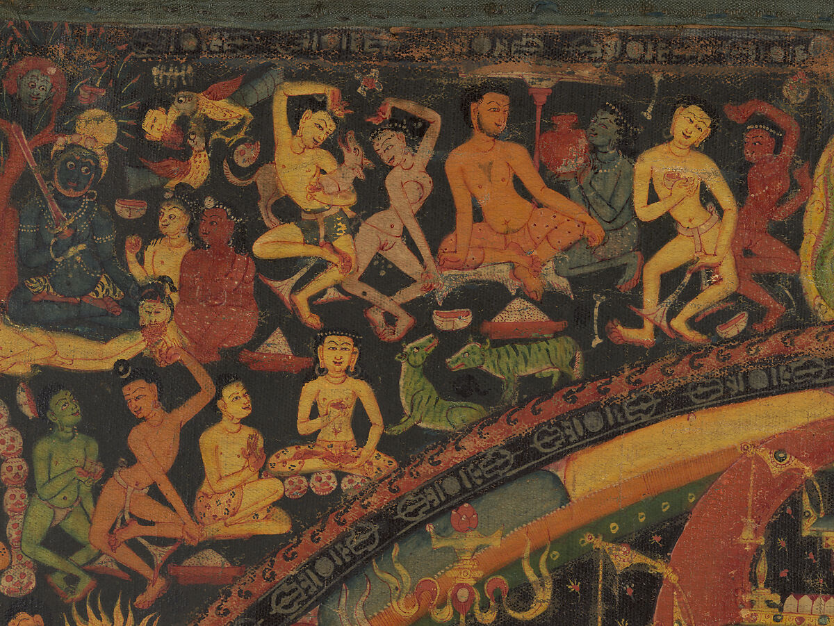 Chakrasamvara Mandala, Distemper on cloth, Nepal