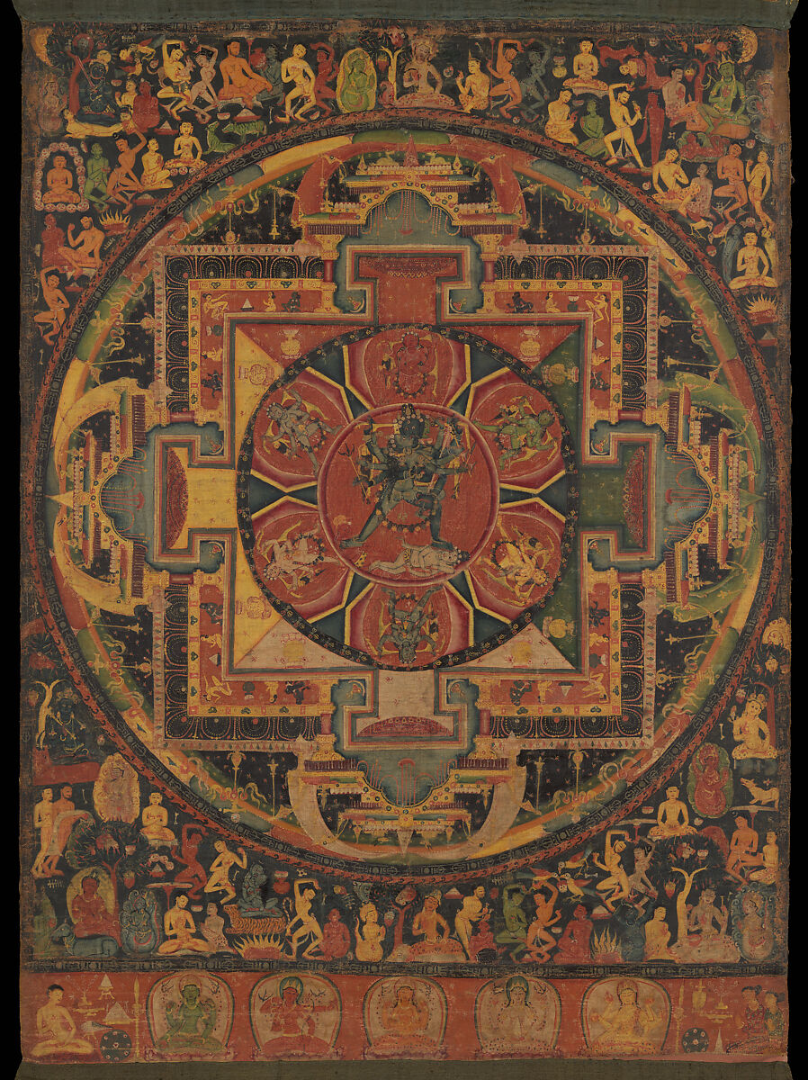 Chakrasamvara Mandala Nepal Thakuri Early Malla Periods The Metropolitan Museum Of Art