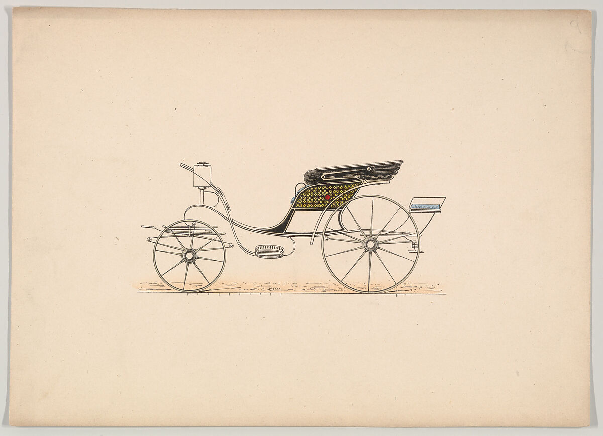 Peters Phaeton (unnumbered), Brewster &amp; Co. (American, New York), Colored lithograph with gum arabic 