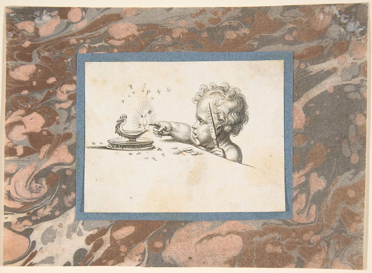 Allegory of Life, Anonymous, Swiss, late 16th to early 17th century, Pen and gray ink 