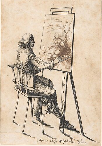 A Painter at his Easel