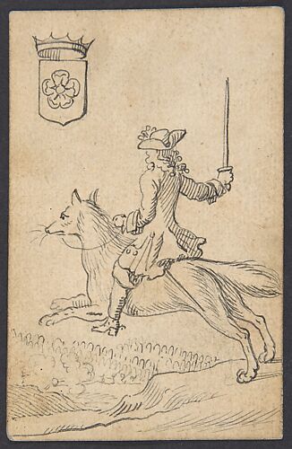 Rose King: A Man Astride a Fox