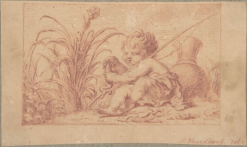 A Fishing Putto