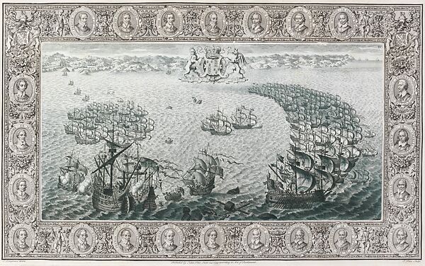 The Tapestry Hangings of the House of Lords Representing the Several Engagements Between the English and Spanish Fleets...