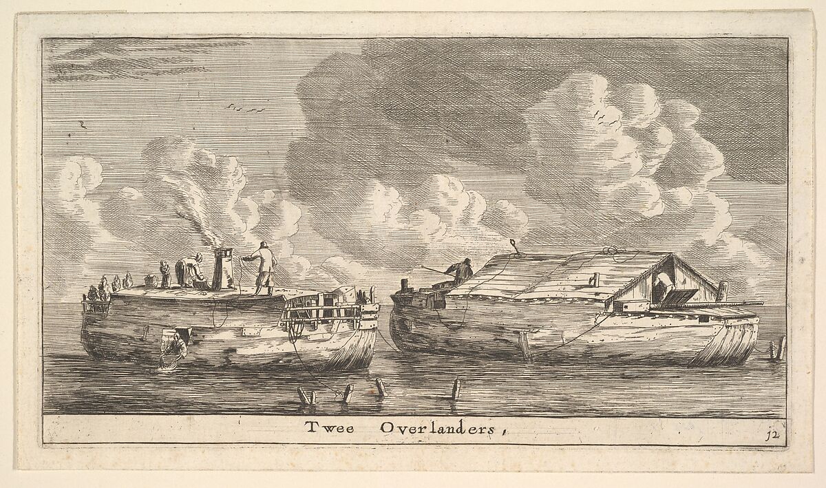 Twee Overlanders, Reinier Nooms, called Zeeman (Dutch, Amsterdam ca. 1623–1664 Amsterdam), Etching 