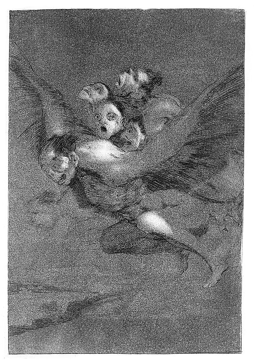 Plate 64 from "Los Caprichos": Bon voyage (Buen Viage), Goya (Francisco de Goya y Lucientes) (Spanish, Fuendetodos 1746–1828 Bordeaux), Etching, burnished aquatint, burin
