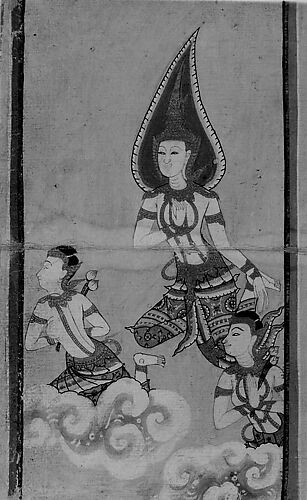Illustrated Manuscript of Episodes from The Life of Phra Malai, a Follower of Buddha