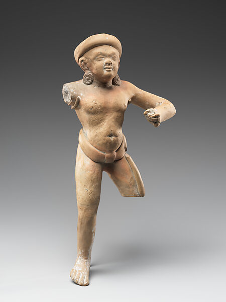 Standing male figure, Clay, India, Patna, Bihar